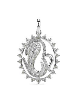 Valanova - Hallmarked 9K White Gold and Certified Lab Grown Diamond 0.44Cts Pendant