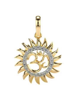 Valanova - Hallmarked 9K Yellow Gold and Certified Lab Grown Diamond 0.16Cts Pendant