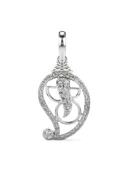 Valanova - Hallmarked 9K White Gold and Certified Lab Grown Diamond 0.33Cts Pendant
