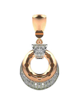 Valanova - Hallmarked 9K Rose Gold and Certified Lab Grown Diamond 0.23Cts Pendant