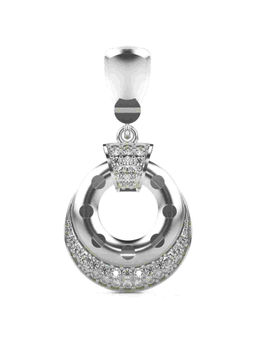 Valanova - Hallmarked 9K White Gold and Certified Lab Grown Diamond 0.23Cts Pendant