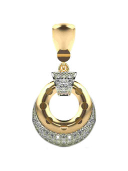 Valanova - Hallmarked 9K Yellow Gold and Certified Lab Grown Diamond 0.23Cts Pendant