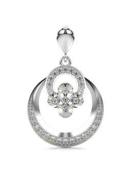 Valanova - Hallmarked 9K White Gold and Certified Lab Grown Diamond 0.26Cts Pendant