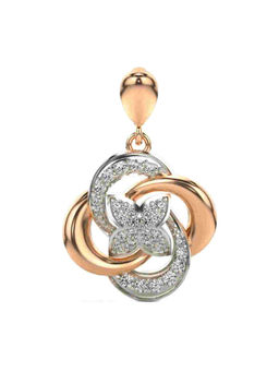Valanova - Hallmarked 9K Rose Gold and Certified Lab Grown Diamond 0.24Cts Pendant