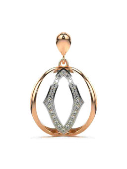 Valanova - Hallmarked 9K Rose Gold and Certified Lab Grown Diamond 0.42Cts Pendant