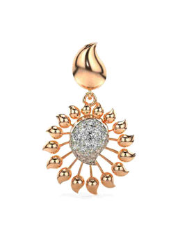 Valanova - Hallmarked 9K Rose Gold and Certified Lab Grown Diamond 0.25Cts Pendant