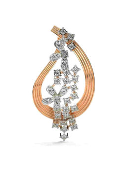 Valanova - Hallmarked 9K Rose Gold and Certified Lab Grown Diamond 0.25Cts Pendant