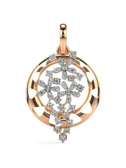 Valanova - Hallmarked 9K Rose Gold and Certified Lab Grown Diamond 0.25Cts Pendant