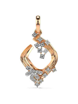 Valanova - Hallmarked 9K Rose Gold and Certified Lab Grown Diamond 0.18Cts Pendant