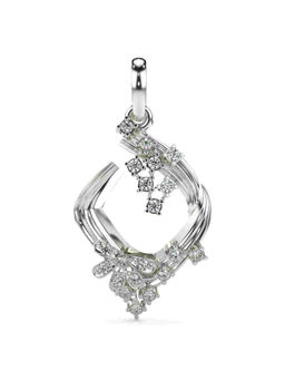 Valanova - Hallmarked 9K White Gold and Certified Lab Grown Diamond 0.18Cts Pendant