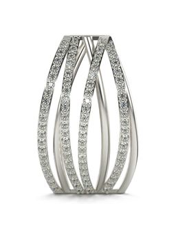 Valanova - Hallmarked 9K White Gold and Certified Lab Grown Diamond 0.61Cts Pendant