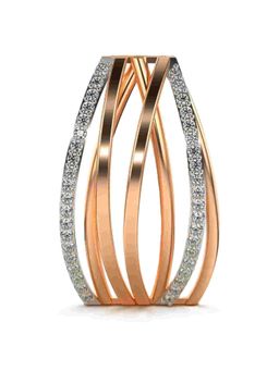 Valanova - Hallmarked 9K Rose Gold and Certified Lab Grown Diamond 0.30Cts Pendant