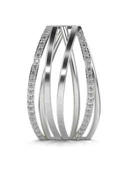 Valanova - Hallmarked 9K White Gold and Certified Lab Grown Diamond 0.30Cts Pendant