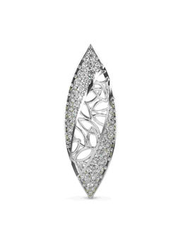 Valanova - Hallmarked 9K White Gold and Certified Lab Grown Diamond 0.33Cts Pendant