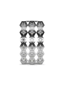 Valanova - Hallmarked 9K White Gold and Certified Lab Grown Diamond 0.22Cts Pendant