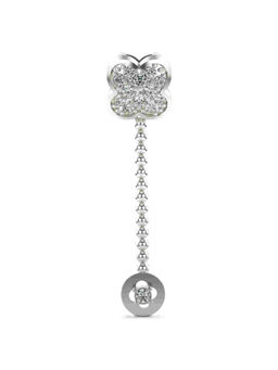 Valanova - Hallmarked 9K White Gold and Certified Lab Grown Diamond 0.12Cts Pendant