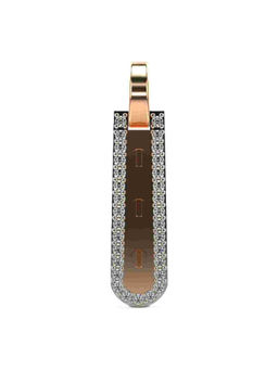 Valanova - Hallmarked 9K Rose Gold and Certified Lab Grown Diamond 0.23Cts Pendant