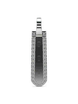 Valanova - Hallmarked 9K White Gold and Certified Lab Grown Diamond 0.23Cts Pendant