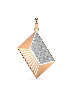 Valanova - Hallmarked 9K Rose Gold and Certified Lab Grown Diamond 0.43Cts Pendant