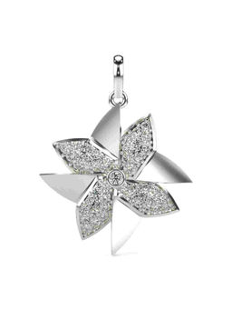 Valanova - Hallmarked 9K White Gold and Certified Lab Grown Diamond 0.40Cts Pendant