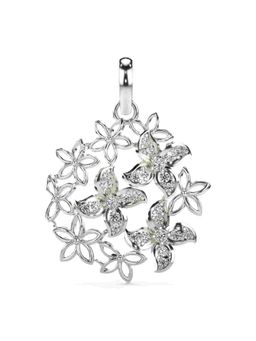 Valanova - Hallmarked 9K White Gold and Certified Lab Grown Diamond 0.22Cts Pendant