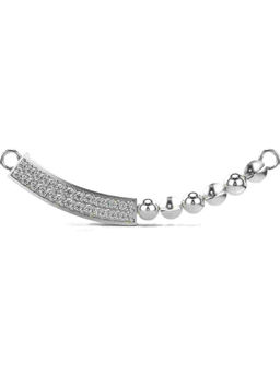 Valanova - Hallmarked 9K White Gold and Certified Lab Grown Diamond 0.19Cts Pendant