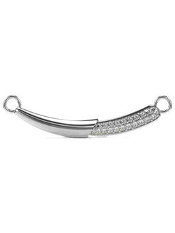 Valanova - Hallmarked 9K White Gold and Certified Lab Grown Diamond 0.14Cts Pendant