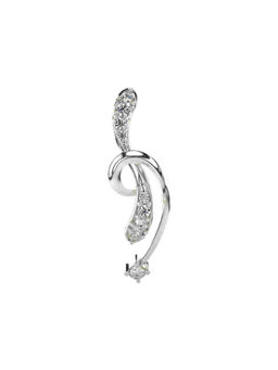 Valanova - Hallmarked 9K White Gold and Certified Lab Grown Diamond 0.09Cts Pendant