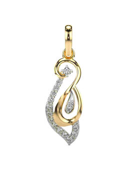 Valanova - Hallmarked 9K Yellow Gold and Certified Lab Grown Diamond 0.18Cts Pendant