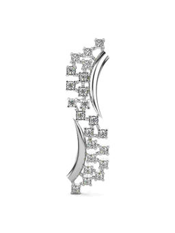 Valanova - Hallmarked 9K White Gold and Certified Lab Grown Diamond 0.21Cts Pendant