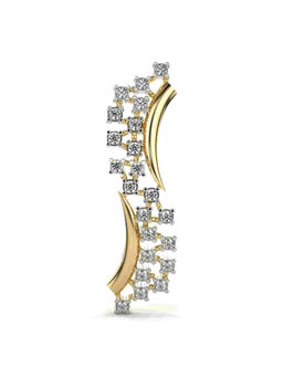 Valanova - Hallmarked 9K Yellow Gold and Certified Lab Grown Diamond 0.21Cts Pendant