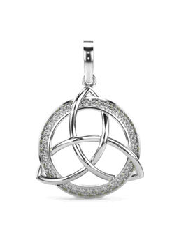 Valanova - Hallmarked 9K White Gold and Certified Lab Grown Diamond 0.36Cts Pendant