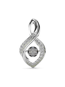 Valanova - Hallmarked 9K White Gold and Certified Lab Grown Diamond 0.31Cts Pendant