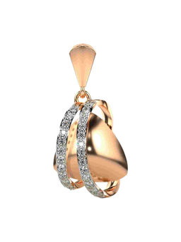 Valanova - Hallmarked 9K Rose Gold and Certified Lab Grown Diamond 0.23Cts Pendant