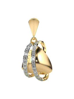 Valanova - Hallmarked 9K Yellow Gold and Certified Lab Grown Diamond 0.23Cts Pendant