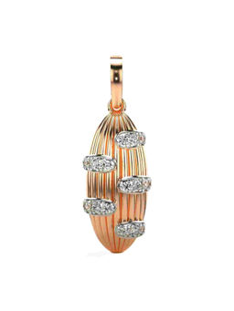 Valanova - Hallmarked 9K Rose Gold and Certified Lab Grown Diamond 0.29Cts Pendant
