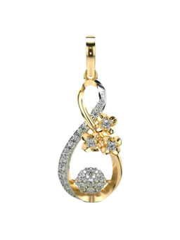 Valanova - Hallmarked 9K Yellow Gold and Certified Lab Grown Diamond 0.32Cts Pendant