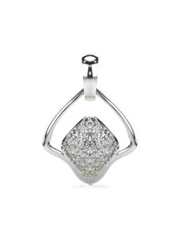 Valanova - Hallmarked 9K White Gold and Certified Lab Grown Diamond 0.24Cts Pendant