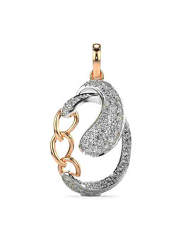 Valanova - Hallmarked 9K Rose Gold and Certified Lab Grown Diamond 0.64Cts Pendant