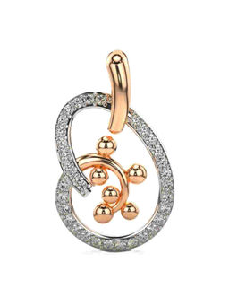 Valanova - Hallmarked 9K Rose Gold and Certified Lab Grown Diamond 0.37Cts Pendant