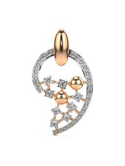 Valanova - Hallmarked 9K Rose Gold and Certified Lab Grown Diamond 0.36Cts Pendant