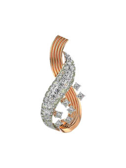 Valanova - Hallmarked 9K Rose Gold and Certified Lab Grown Diamond 0.33Cts Pendant