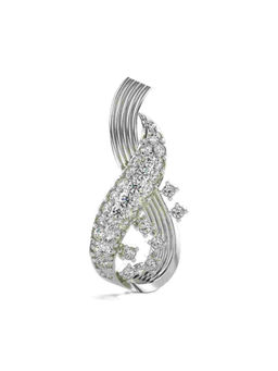 Valanova - Hallmarked 9K White Gold and Certified Lab Grown Diamond 0.33Cts Pendant