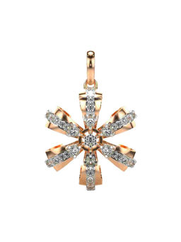Valanova - Hallmarked 9K Rose Gold and Certified Lab Grown Diamond 0.49Cts Pendant