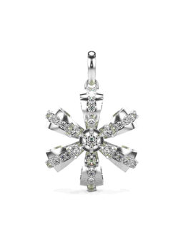 Valanova - Hallmarked 9K White Gold and Certified Lab Grown Diamond 0.49Cts Pendant