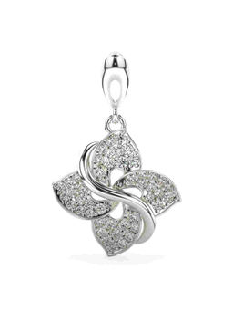 Valanova - Hallmarked 9K White Gold and Certified Lab Grown Diamond 0.45Cts Pendant
