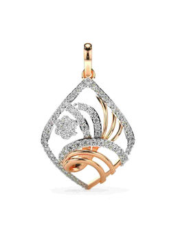 Valanova - Hallmarked 9K Rose Gold and Certified Lab Grown Diamond 0.65Cts Pendant