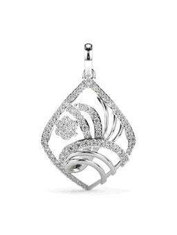 Valanova - Hallmarked 9K White Gold and Certified Lab Grown Diamond 0.65Cts Pendant