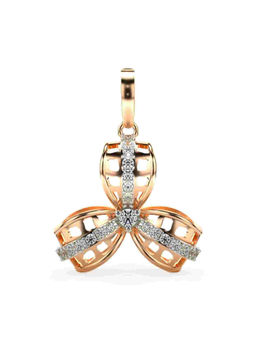 Valanova - Hallmarked 9K Rose Gold and Certified Lab Grown Diamond 0.34Cts Pendant