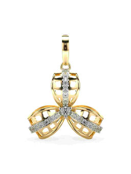 Valanova - Hallmarked 9K Yellow Gold and Certified Lab Grown Diamond 0.34Cts Pendant